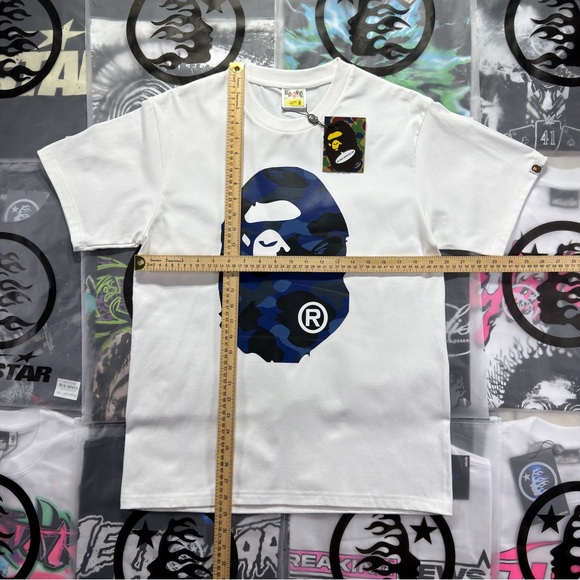 BAPE Color Camo Big Ape Head Tee ‘White’ - Picture 2 of 8